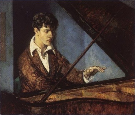 LEON KROLL Leo Ornstein at the Piano